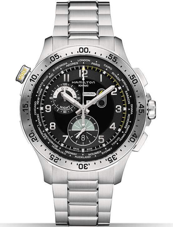 Hamilton Khaki Aviation Chrono Worldtimer H76714135 watch review